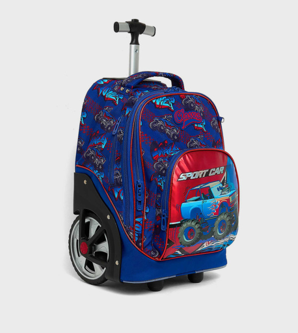 أر آند بي حقائب - أزرق رويال طقم حقائب ظهر بعجلات