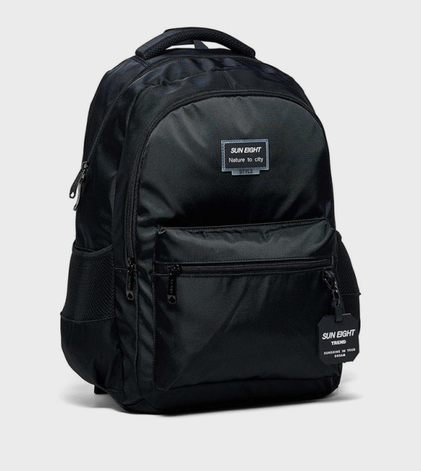 R&B  School Bags - Black Backpacks