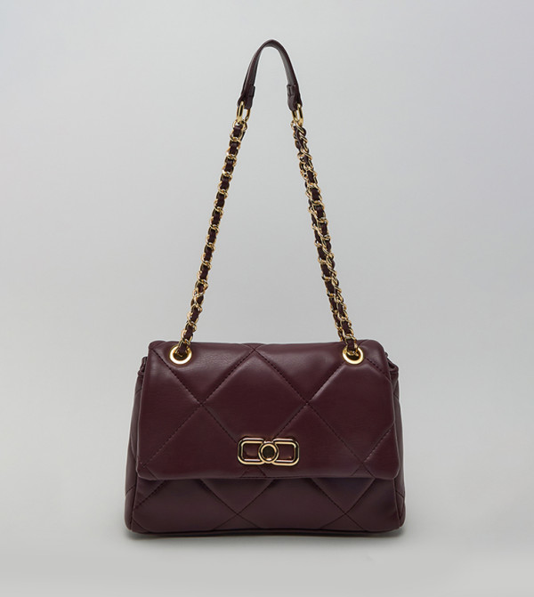 R&B R&B - Burgundy Shoulder bags