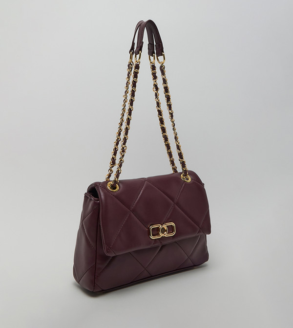 R&B R&B - Burgundy Shoulder bags