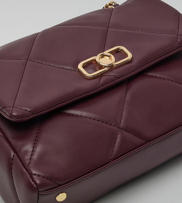 R&B R&B - Burgundy Shoulder bags