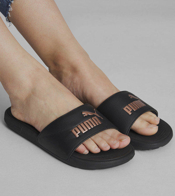 Puma  Slides - BLACK Slides
