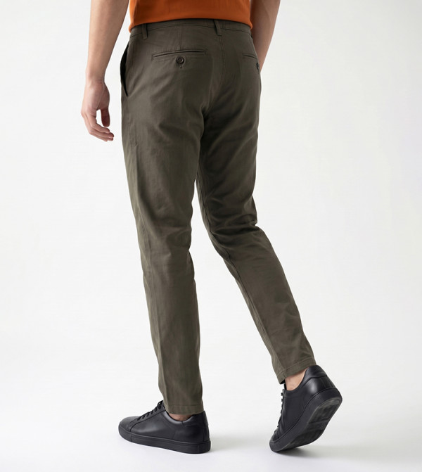Beverly Hills Polo Club  Pants & Chinos - Green Chinos