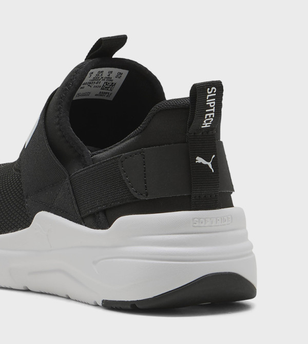 بوما بوما - أسود أحذية برقبة منخفضة 