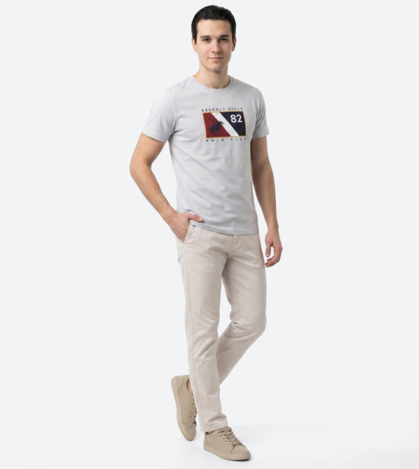 Beverly Hills Polo Club  colorpop-m - Off White Casual Pants