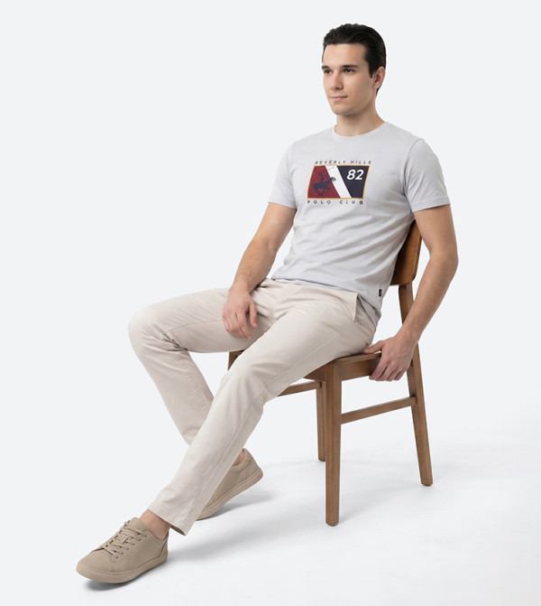 Beverly Hills Polo Club  colorpop-m - Off White Casual Pants