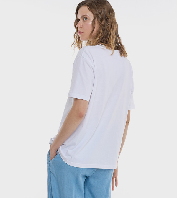 R&B R&B - White Short Sleeve T-Shirts
