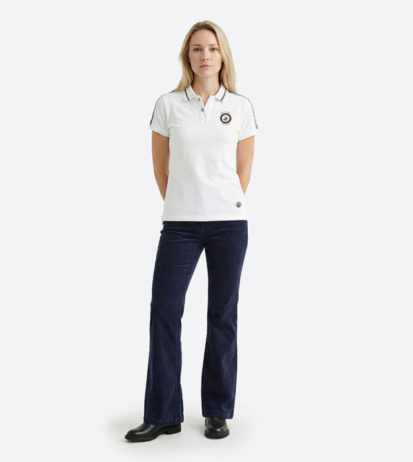 Beverly Hills Polo Club  T-Shirts - White Polo T-shirts