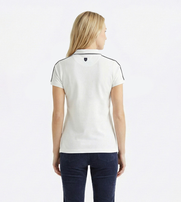 Beverly Hills Polo Club  T-Shirts - White Polo T-shirts