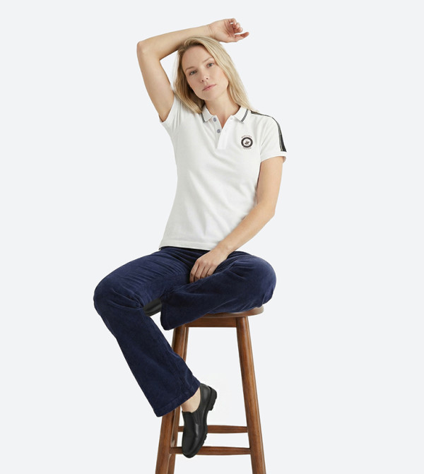 Beverly Hills Polo Club  T-Shirts - White Polo T-shirts