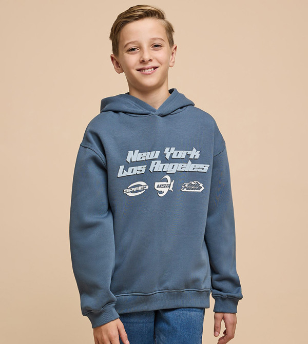 R&B R&B - Blue Hoodies