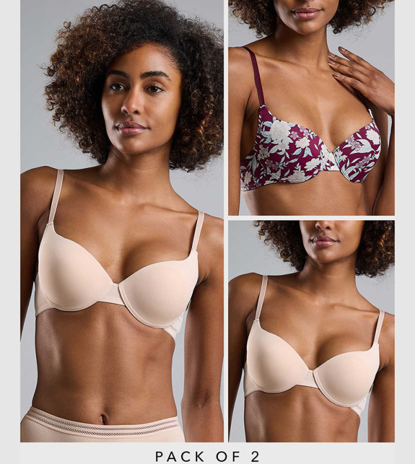R&B Lingerie - Burgundy Bras