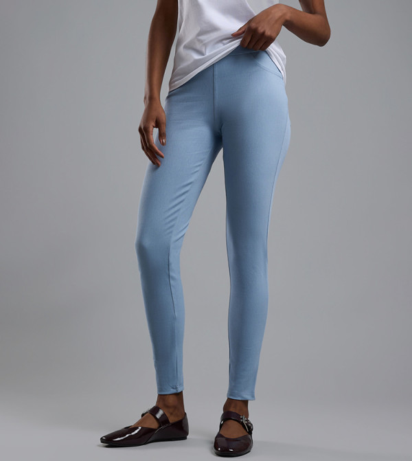 R&B  Jeggings - Blue Jeggings