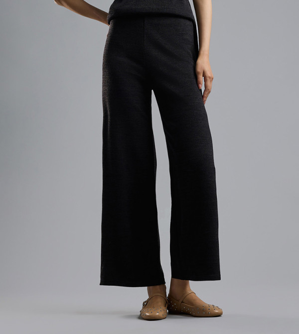 R&B  Clothing - Black Casual Pants