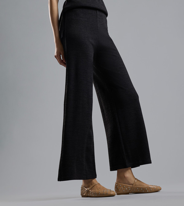 R&B  Clothing - Black Casual Pants