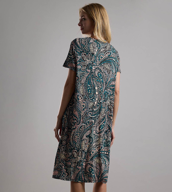 R&B  Sleepwears & Loungewears - Green Night Dress & Gowns