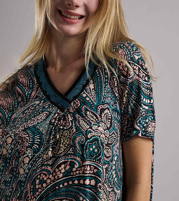 R&B  Sleepwears & Loungewears - Green Night Dress & Gowns