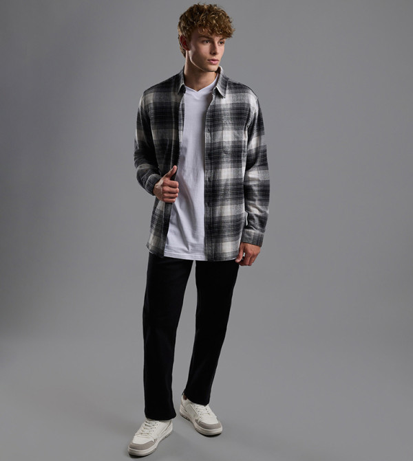 R&B  Shirts - Black Long Sleeves