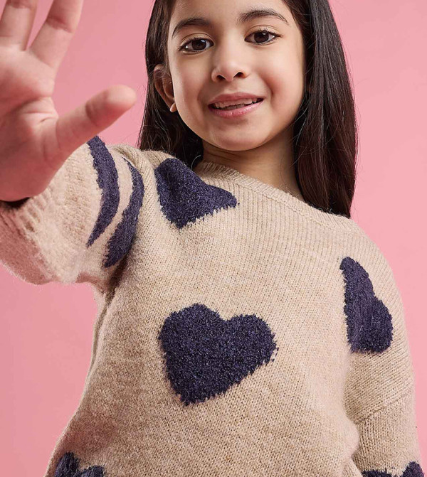 R&B  Winterwear & Outerwear - Beige Sweaters & Cardigans