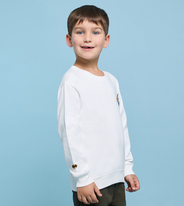R&B  batman - White Sweatshirts