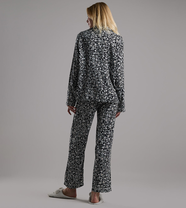 R&B  Sleepwears & Loungewears - Black Pyjama Set