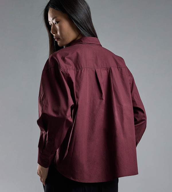 R&B  Shirts - Maroon Shirts
