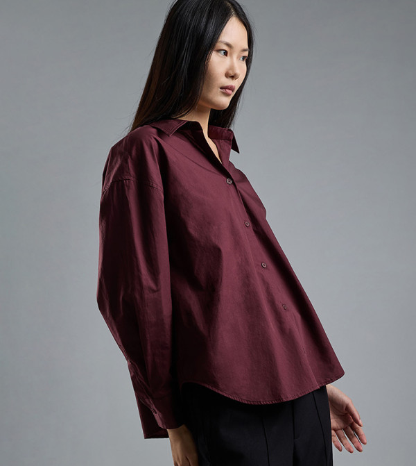 R&B  Shirts - Maroon Shirts