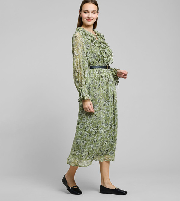 R&B R&B - Green Midi Dresses