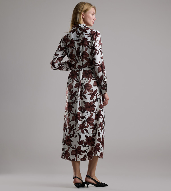 R&B  Dresses - Brown Shirt & T-Shirt Dresses