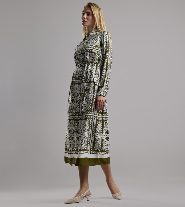 R&B  Clothing - Olive Shirt & T-Shirt Dresses