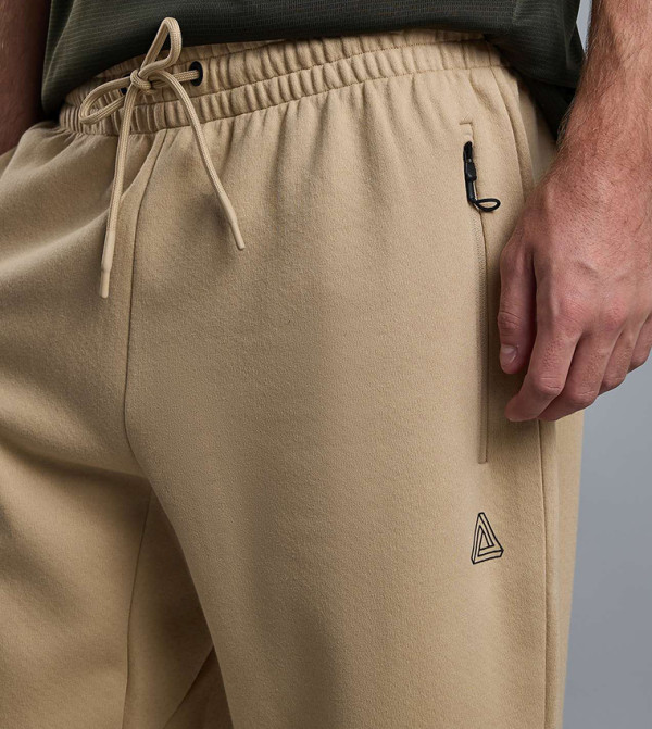 R&B  Track Pants & Joggers - Beige Track Pants & Joggers