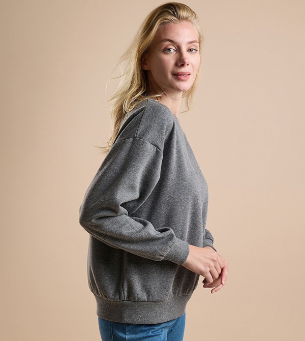 R&B  Hoodies & Sweatshirts - Charcoal Sweatshirts