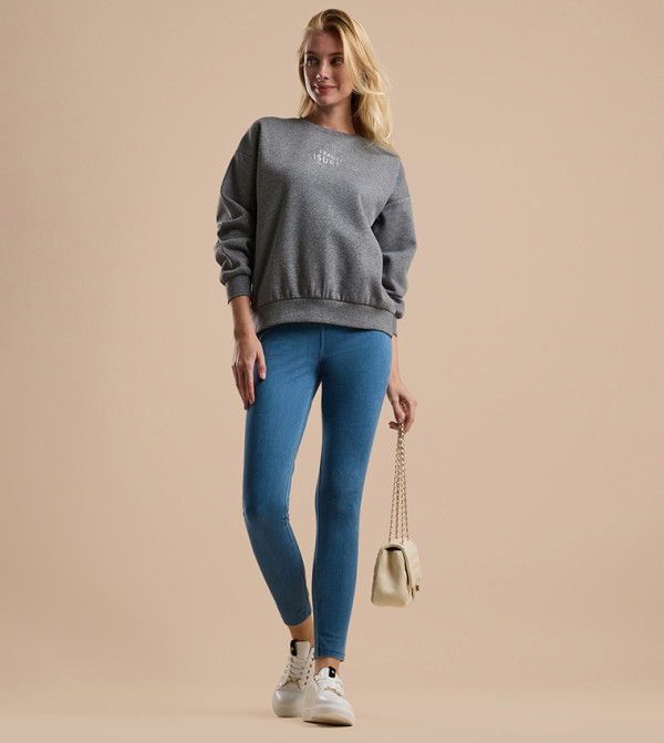 R&B  Hoodies & Sweatshirts - Charcoal Sweatshirts