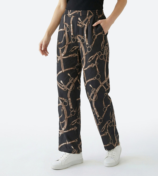 Beverly Hills Polo Club Clothing - Black Casual Pants