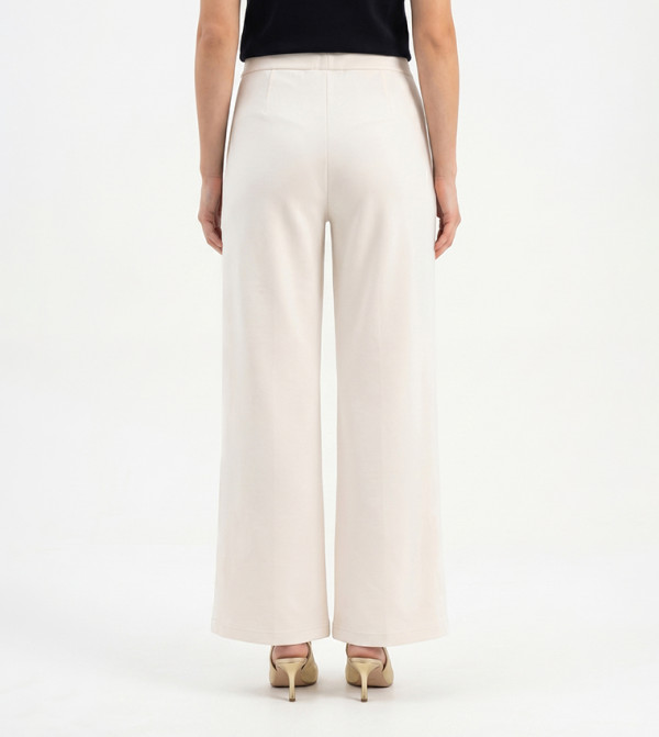 Beverly Hills Polo Club Beverly Hills Polo Club - Off White Casual Pants