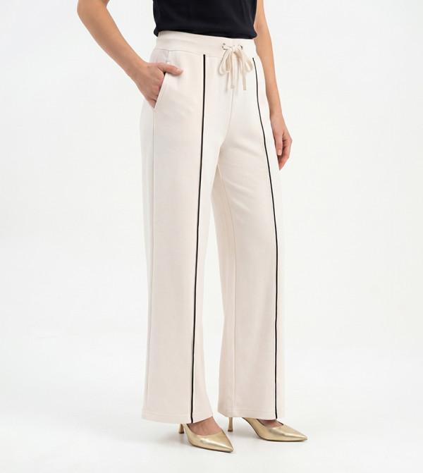 Beverly Hills Polo Club Beverly Hills Polo Club - Off White Casual Pants