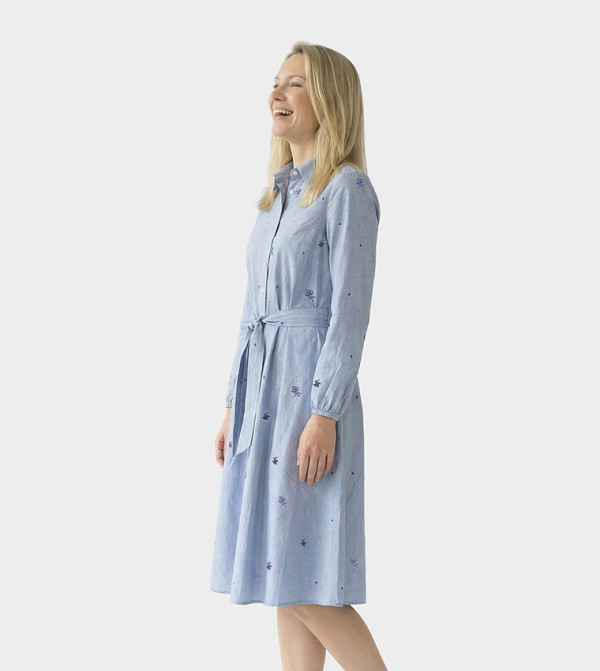 Beverly Hills Polo Club  Shirt & T-Shirt Dresses - Blue Shirt & T-Shirt Dresses