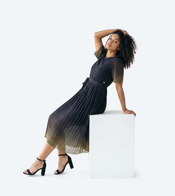 Beverly Hills Polo Club  Clothing - BLACK Midi Dresses