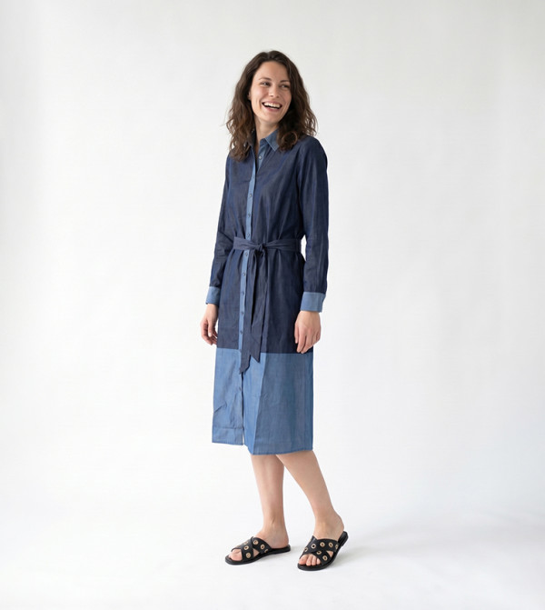 Beverly Hills Polo Club Beverly Hills Polo Club - Blue Shirt & T-Shirt Dresses