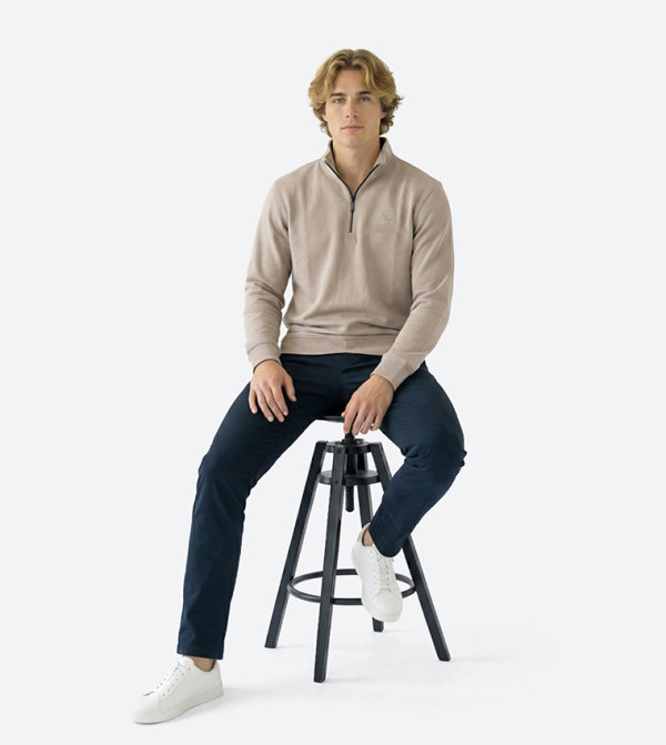 Beverly Hills Polo Club  Hoodies & Sweatshirts - Beige Sweatshirts