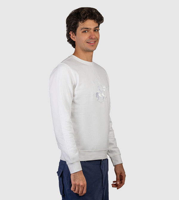 Beverly Hills Polo Club Hoodies & Sweatshirts - White Sweatshirts