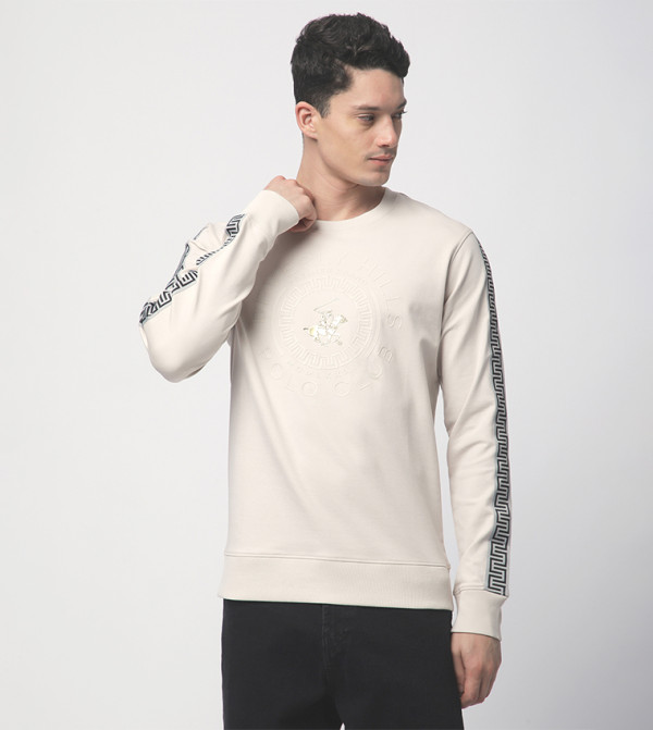 Beverly Hills Polo Club  Sweatshirts - Beige Sweatshirts