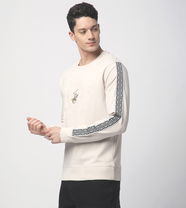 Beverly Hills Polo Club  Sweatshirts - Beige Sweatshirts