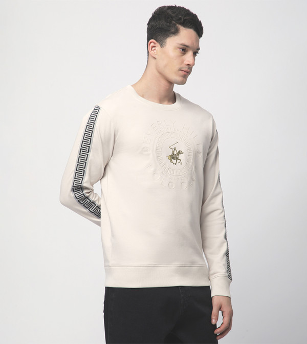 Beverly Hills Polo Club  Sweatshirts - Beige Sweatshirts