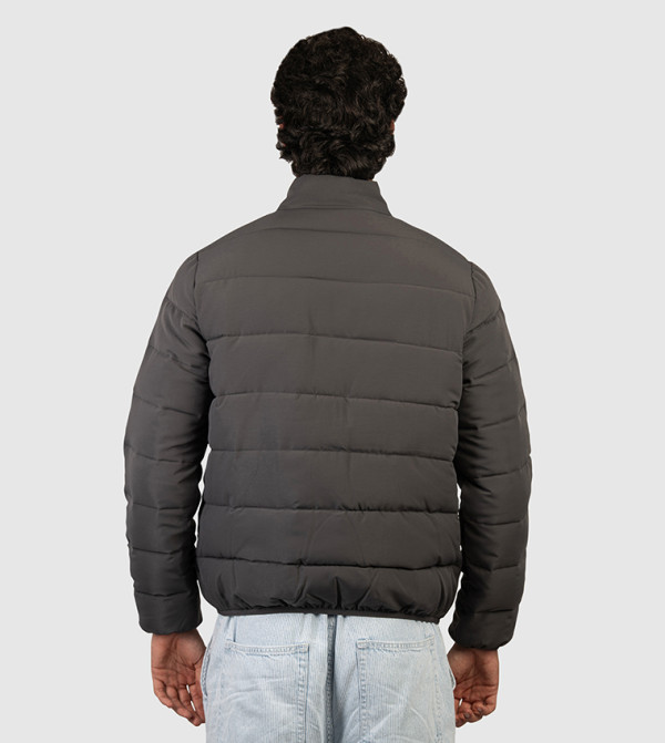 Beverly Hills Polo Club  Puffer Jackets - Dark Grey Puffer Jackets