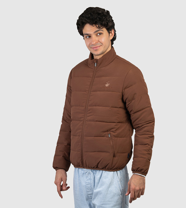 Beverly Hills Polo Club  Jackets & Coats - Dark Brown Puffer Jackets