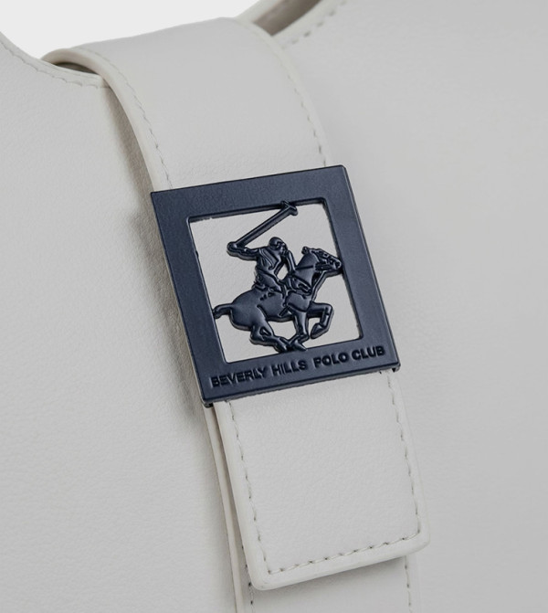 Beverly Hills Polo Club  - White Tote Bags