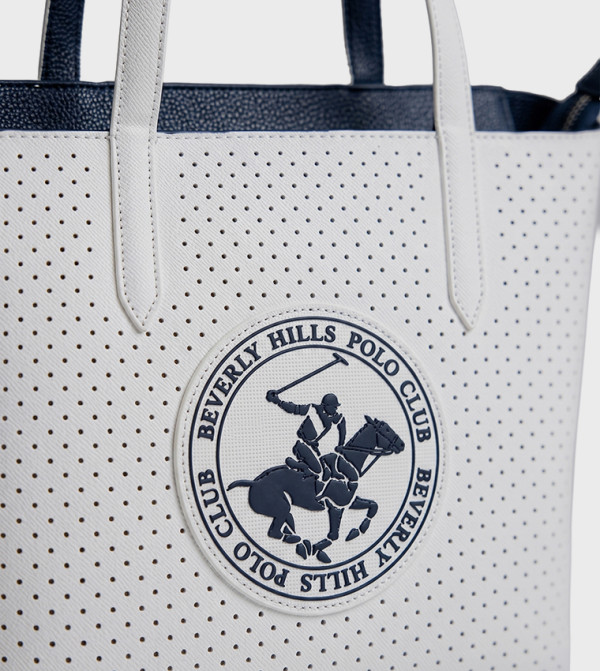 Beverly Hills Polo Club  - White Tote Bags