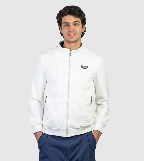Beverly Hills Polo Club Casual Jackets - White Casual Jackets