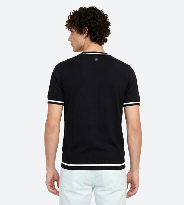 Beverly Hills Polo Club Sweaters & Cardigans - BLACK Round Neck Sweaters